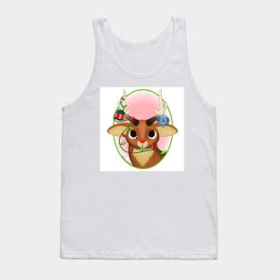 Rudolph with Christmas decorations Tank Top